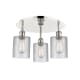 A thumbnail of the Innovations Lighting 516-3C-10-18 Cobbleskill Flush Polished Nickel / Clear