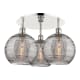 A thumbnail of the Innovations Lighting 516-3C 13 22 Athens Deco Swirl Semi-Flush Polished Nickel