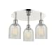 A thumbnail of the Innovations Lighting 516-3C-10-17 Caledonia Flush Polished Nickel / Mouchette