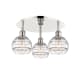 A thumbnail of the Innovations Lighting 516-3C-9-18 Rochester Flush Polished Nickel / Clear