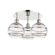 A thumbnail of the Innovations Lighting 516-3C-11-20 Rochester Flush Polished Nickel / Clear