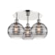 A thumbnail of the Innovations Lighting 516-3C-11-20 Rochester Flush Polished Nickel / Light Smoke