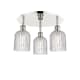 A thumbnail of the Innovations Lighting 516-3C-10-17 Bridal Veil Flush Polished Nickel / Clear