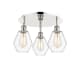 A thumbnail of the Innovations Lighting 516-3C-10-18 Cindyrella Flush Polished Nickel / Clear