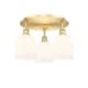 A thumbnail of the Innovations Lighting 516-3C-11-18 Bella Flush Satin Gold / Gloss White