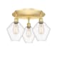 A thumbnail of the Innovations Lighting 516-3C-11-20 Cindyrella Flush Satin Gold / Clear