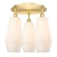 A thumbnail of the Innovations Lighting 516-3C-17-19 Windham Flush Satin Gold / White