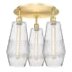 A thumbnail of the Innovations Lighting 516-3C-17-19 Windham Flush Satin Gold / Seedy