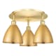A thumbnail of the Innovations Lighting 516-3C-10-20 Ballston Dome Flush Satin Gold