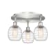 A thumbnail of the Innovations Lighting 516-3C-10-18 Belfast Flush Satin Nickel / Deco Swirl