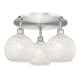 A thumbnail of the Innovations Lighting 516-3C-11-20-White Mouchette-Ceiling Fixture Satin Nickel / White Mouchette