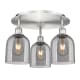 A thumbnail of the Innovations Lighting 516-3C-11-18 Bella Flush Satin Nickel / Light Smoke