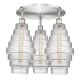 A thumbnail of the Innovations Lighting 516-3C-18-20 Cascade Flush Satin Nickel / Clear