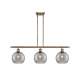 A thumbnail of the Innovations Lighting 516-3I 10 36 Athens Deco Swirl Chandelier Antique Brass / Light Smoke Deco Swirl