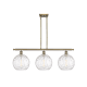 A thumbnail of the Innovations Lighting 516-3I-13-37 Athens Linear Antique Brass / Clear Water Glass