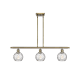 A thumbnail of the Innovations Lighting 516-3I-9-36 Athens Linear Antique Brass / Clear Water Glass