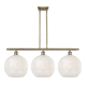 A thumbnail of the Innovations Lighting 516-3I-14-39-White Mouchette-Indoor Pendant Antique Brass / White Mouchette