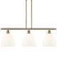 A thumbnail of the Innovations Lighting 516-3I-13-36 Bristol Linear Antique Brass / Matte White