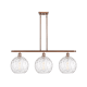 A thumbnail of the Innovations Lighting 516-3I-13-37 Athens Linear Antique Copper / Clear Water Glass