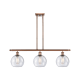 A thumbnail of the Innovations Lighting 516-3I-11-36 Athens Linear Antique Copper / Seedy
