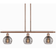 A thumbnail of the Innovations Lighting 516-3I-9-36 Rochester Pendant Antique Copper / Light Smoke