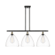 A thumbnail of the Innovations Lighting 516-3I-14-39 Bristol Linear Black Antique Brass / Clear