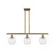 A thumbnail of the Innovations Lighting 516-3I-10-36 Belfast Linear Brushed Brass / Deco Swirl