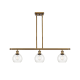 A thumbnail of the Innovations Lighting 516-3I-9-36 Athens Linear Brushed Brass / Clear
