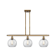 A thumbnail of the Innovations Lighting 516-3I-11-36 Athens Linear Brushed Brass / Clear