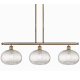 A thumbnail of the Innovations Lighting 516-3I-10-37 Ithaca Pendant Brushed Brass / Clear Ithaca