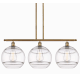 A thumbnail of the Innovations Lighting 516-3I-14-39 Rochester Pendant Brushed Brass / Clear