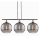 A thumbnail of the Innovations Lighting 516-3I-14-39 Rochester Pendant Brushed Brass / Light Smoke