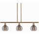 A thumbnail of the Innovations Lighting 516-3I-9-36 Rochester Pendant Brushed Brass / Light Smoke