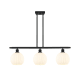 A thumbnail of the Innovations Lighting 516-3I-11-36-White Venetian-Indoor Pendant Matte Black / White Venetian