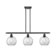 A thumbnail of the Innovations Lighting 516-3I-11-36 Athens Linear Matte Black / Clear