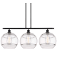 A thumbnail of the Innovations Lighting 516-3I-14-39 Rochester Pendant Matte Black / Clear