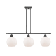 A thumbnail of the Innovations Lighting 516-3I-11-36 Athens Linear Oil Rubbed Bronze / Matte White