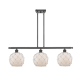A thumbnail of the Innovations Lighting 516-3I Farmhouse Rope Oil Rubbed Bronze / White Glass with White Rope