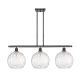 A thumbnail of the Innovations Lighting 516-3I-13-37 Athens Linear Oil Rubbed Bronze / Clear Water Glass