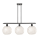 A thumbnail of the Innovations Lighting 516-3I-13-37-White Mouchette-Indoor Pendant Oil Rubbed Bronze / White Mouchette