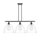 A thumbnail of the Innovations Lighting 516-3I-14-39 Bristol Linear Oil Rubbed Bronze / Clear