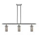 A thumbnail of the Innovations Lighting 516-3I Bleecker Brushed Satin Nickel / Metal Shade