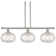 A thumbnail of the Innovations Lighting 516-3I-10-37 Ithaca Pendant Polished Nickel / Clear Ithaca