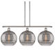 A thumbnail of the Innovations Lighting 516-3I-14-39 Rochester Pendant Polished Nickel / Light Smoke