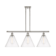 A thumbnail of the Innovations Lighting 516-3I-15-39 Berkshire Linear Polished Nickel / Seedy