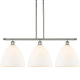 A thumbnail of the Innovations Lighting 516-3I-15-39 Bristol Linear Polished Nickel / Matte White
