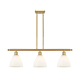 A thumbnail of the Innovations Lighting 516-3I-11-36 Bristol Linear Satin Gold / Matte White