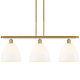 A thumbnail of the Innovations Lighting 516-3I-13-36 Bristol Linear Satin Gold / Matte White
