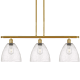 A thumbnail of the Innovations Lighting 516-3I-13-36 Bristol Linear Satin Gold / Seedy