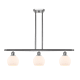 A thumbnail of the Innovations Lighting 516-3I-9-36 Athens Linear Brushed Satin Nickel / Matte White